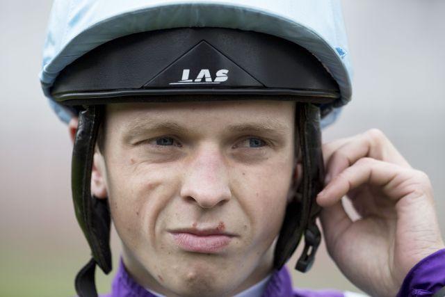 Jockey David Probert can coax out a victory from Green Howard 